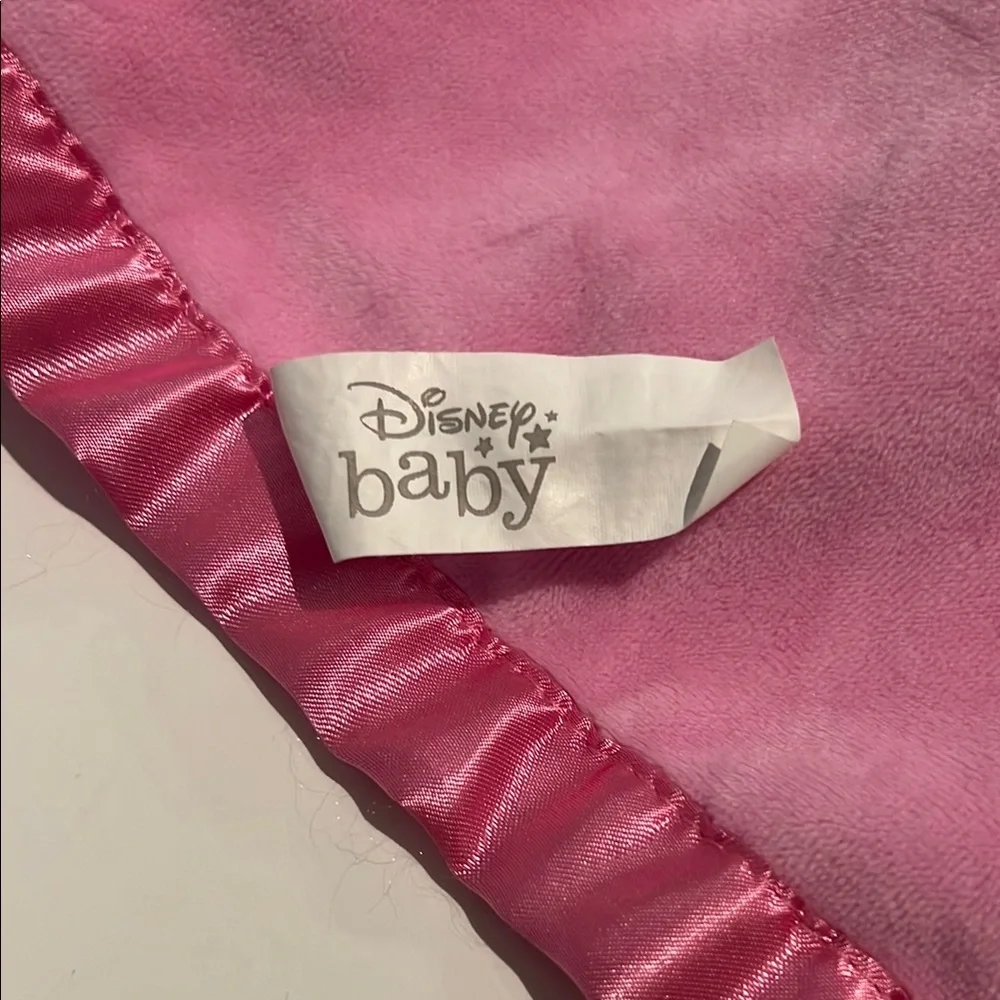 Disney Baby Minnie Mouse Pink Lovey Security Blanket 15”